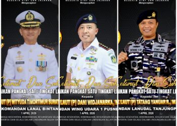 Polresta Tanjungpinang Ucapkan Selamat Atas Kenaikan Pangkat Perwira TNI AL