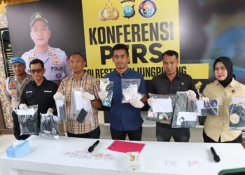 Polresta Tanjungpinang Gelar Press Release, Ungkap 9 Kasus Narkotika di bulan Maret 2026
