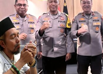 Agus Salim Bertemu Jokowi dan Kadiv Humas Polri, Dedikasi untuk Besarkan POLRI