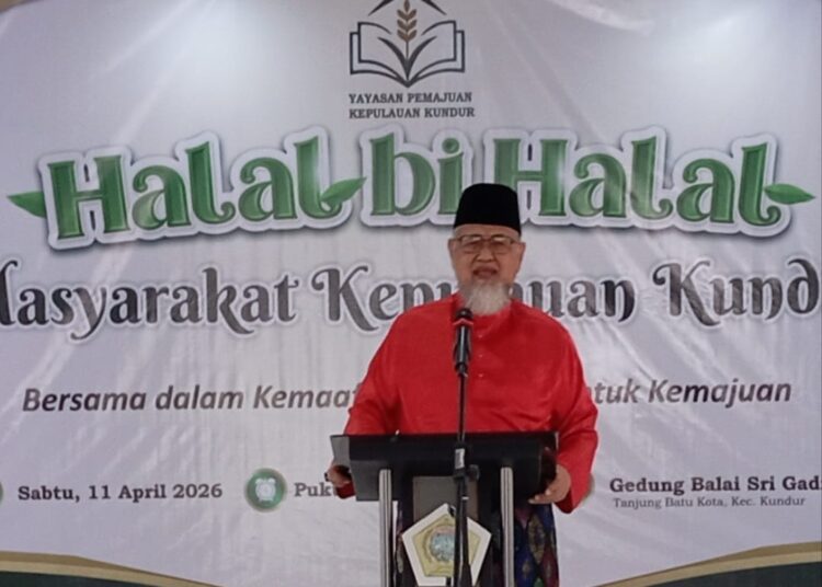 Ketua Yayasan Pemajuan Pulau Kundur Datok Huzrin Hood Menghadiri Halal Bihalal Suasana Penuh Keakraban