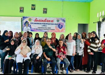 Pemerintah Desa Tebias Sosialisasi Tentang Perlindungan Perempuan dan Anak