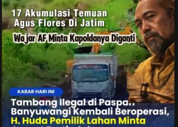 Tambang Ilegal Dibiarkan, Kapolda Jatim Dipertanyakan: Program Presiden Seolah Tak Berlaku di Lapangan