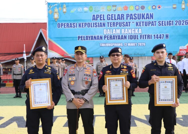Kapolresta Tanjungpinang Berikan Penghargaan kepada Bea dan Cukai Tanjungpinang atas Kolaborasi Pengungkapan Kasus Narkotika 2,7 Kg
