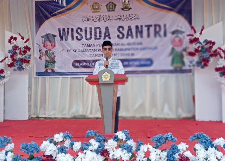 Bupati Karimun Iskandarsyah Wisuda 302 Santri TPQ di Kecamatan Kundur Tahun 2026