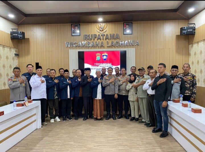 Perkuat Sinergitas Jaga Harkamtibmas, Polresta Tanjungpinang Gelar Pembentukan Sabuk Kamtibmas