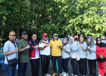 May Day 2026, Kapolresta Tanjungpinang Bersama Forkompinda Senam Bersama Ratusan Buruh