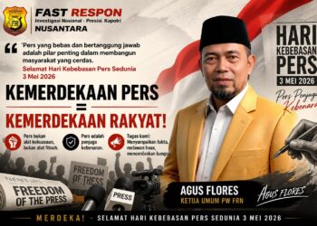 Agus Flores: Kemerdekaan Pers adalah Kemerdekaan Rakyat, Pers Penjaga Kebenaran