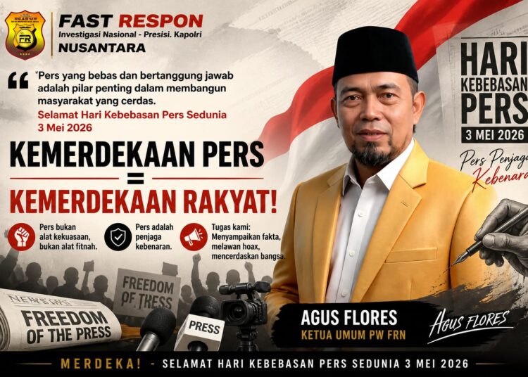 Agus Flores: Kemerdekaan Pers adalah Kemerdekaan Rakyat, Pers Penjaga Kebenaran