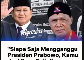 Kamu Jual, Saya Beli!”  Pernyataan Keras Hercules di GBK, Loyalitas Total untuk Presiden Prabowo Menggema