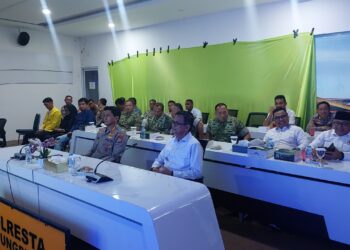 Dukung Ketahanan Pangan Nasional, Polresta Tanjungpinang Ikuti Panen Raya Jagung Serentak Kuartal II dan Launching Program Ketahanan Polri