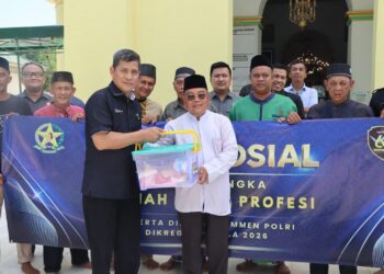 Serdik Sespimmen Dikreg Ke-66 Pokjar 12 Salurkan Baksos di Pulau Penyengat