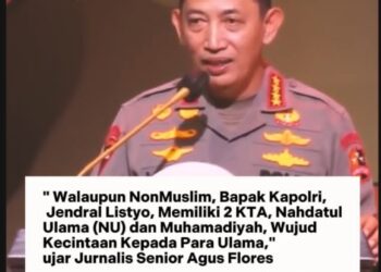Ulama dan Warga NU-Muhammadiyah Diajak Jaga Persatuan serta Dukung Kapolri Jenderal Listyo Sigit Prabowo