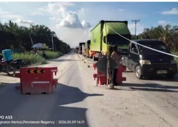 PT. Global Jaya Maritimdo: Kontraktor Proyek Jalan Lintas Timur, Pangkalan Kerinci, Diduga Tidak Punya Legalitas Perusahaan