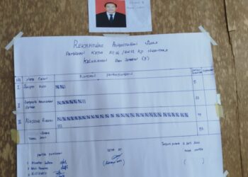 Bhabinkamtibmas Batu IX Monitoring Pemilihan Ketua RT di Kampung Nusantara