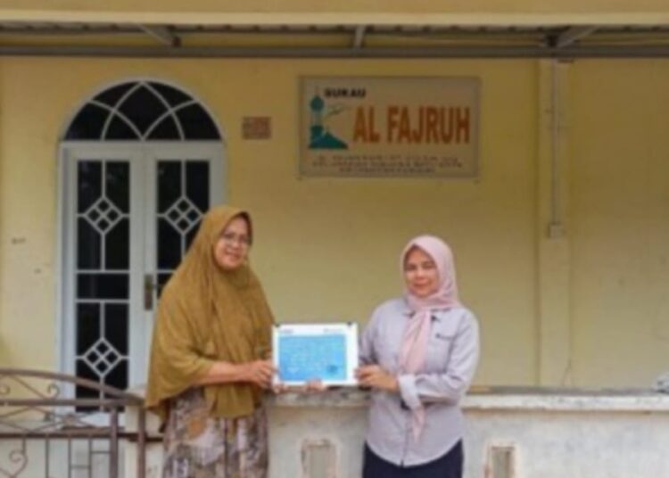 PT Timah Tbk Bantu Renovasi Musala Al-Fajrun di Tanjung Batu, Kecamatan Kundur