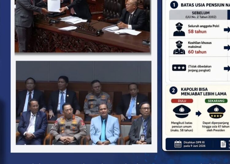 Terimakasih Untuk DPR RI , Mengesahkan Rancangan UU Polri, menjadi UU