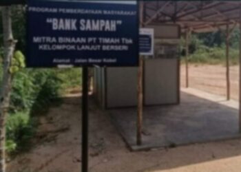 Luar Biasa, PT TIMAH Dorong Edukasi Pengelolaan Sampah Melalui Pembinaan Bank Sampah di Desa Sawang Laut Kecamatan Kundur Barat