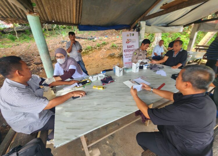 Sambut Hari Bhayangkara ke-80, Polresta Tanjungpinang Gelar Bakti Kesehatan Gratis untuk Masyarakat dan Buruh