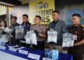 Satresnarkoba Polresta Tanjungpinang Ungkap Dua Kasus Besar Narkotika, Sita Lebih dari 4,8 Kilogram Ganja dan Hampir 3 Kilogram Sabu
