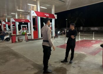 Cegah Gangguan Kamtibmas, Polsek Sungai Beduk Gelar Patroli KRYD di Kawasan Permukiman dan Objek Vital