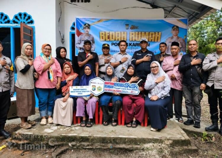 PT TIMAH dan Polres Karimun Wujudkan Rumah Layak Huni Bagi Irwan Sekeluarga