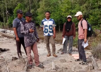 Tim Penyusun RKPDes Tanjung Kilang Laksanakan Survei Lapangan Untuk Penyusunan Desain, RAB dan Pengukuran Kegiatan Tahun 2027