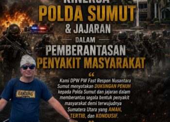 DPW FRN Sumut Dukung Kinerja Polda Sumut dan Jajaran Dalam Pemberantasan Penyakit Masyarakat