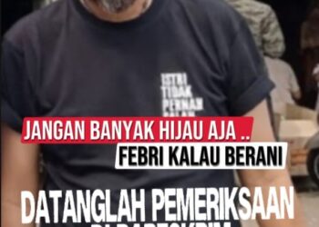 Ketua Umum FRN Tantang Febri Hadiri Pemeriksaan Bareskrim: Jangan Sembunyi di Balik Tentara