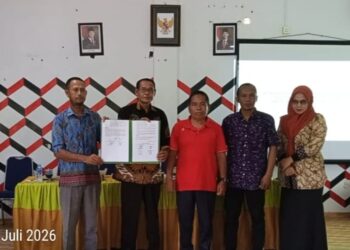 Pemdes Tanjung Kilang Kecamatan Durai Musyawarah Laporan Realisasi APBDes Semester Pertama Tahun Anggaran 2026