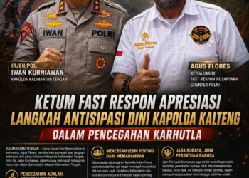 Ketum Fast Respon Apresiasi Langkah Antisipasi Dini Kapolda Kalteng dalam Pencegahan Karhutla