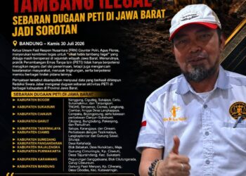 Ketum FRN Counter Polri Agus Flores: “Sikat Habis Tambang Ilegal”, Sebaran Dugaan PETI di Jawa Barat Jadi Sorotan