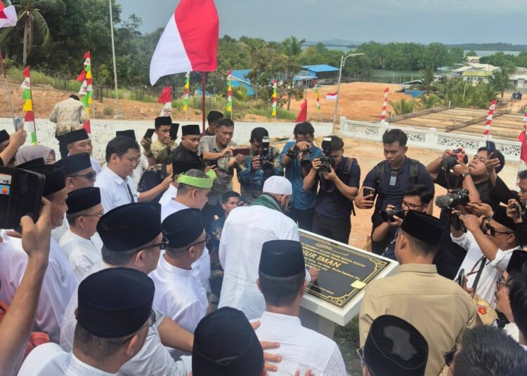 Polsek Belakang Padang Amankan Peresmian Pondok Pesantren Nur Iman yang Diresmikan Ketua MPR RI