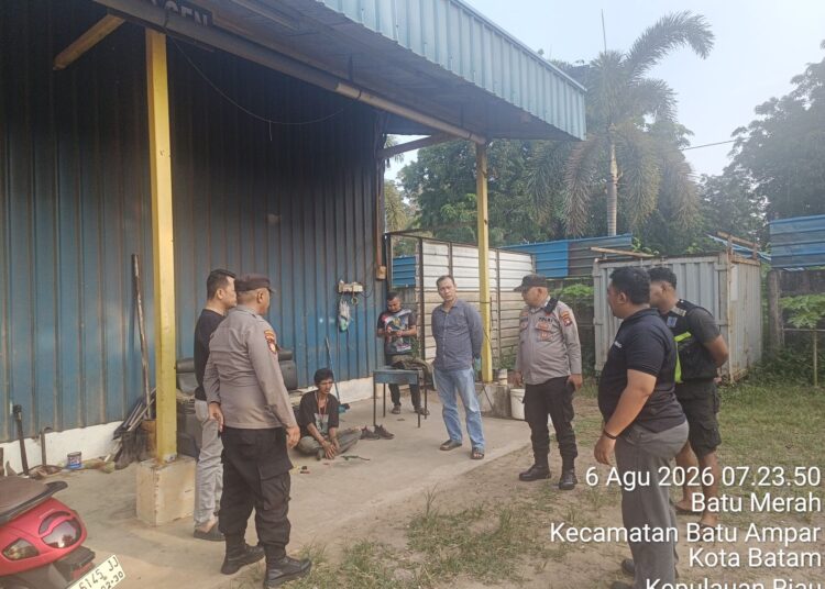 Polsek Batu Ampar Respon Cepat Layanan Polisi 110 dengan Mendatangi TKP Dugaan Percobaan Pencurian