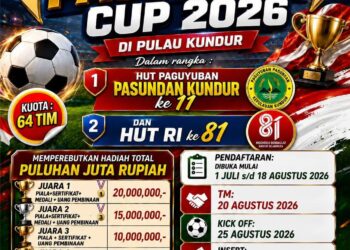 Dalam Rangka HUT Pasundan Ke-11 Diadakan Open Turnamen Sepakbola Pasundan CUP tahun 2026