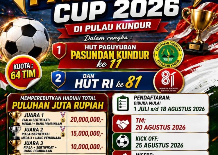 Dalam Rangka HUT Pasundan Ke-11 Diadakan Open Turnamen Sepakbola Pasundan CUP tahun 2026