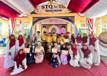 Seleksi Tilawatil Quran Tingkat Kecamatan Belat. Juara Umum diraih oleh Desa Penarah Tahun 2026