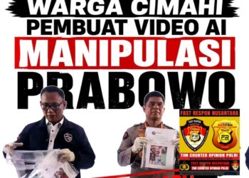 Warga Cimahi Pembuat Video AI Manipulasi Prabowo Ditangkap