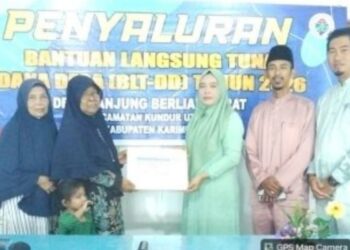 Pemerintah Desa Tanjung Berlian Barat Penyerahan Bantuan Langsung Tunai Dana Desa Bulan Agustus 2026