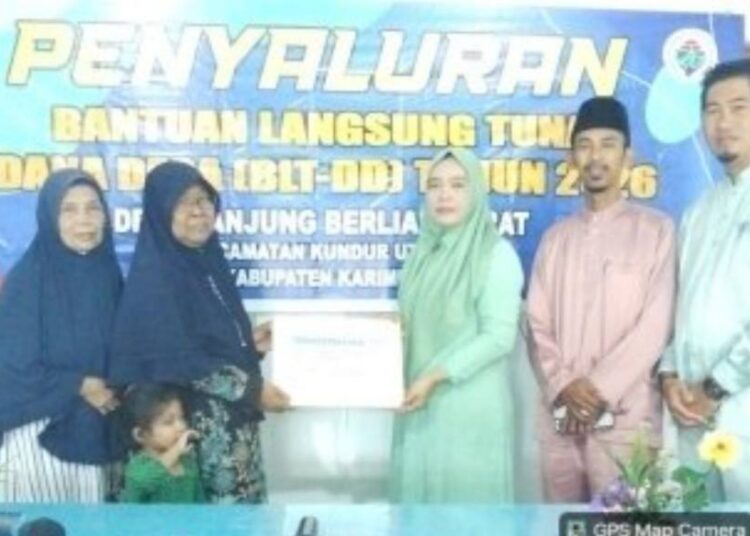 Pemerintah Desa Tanjung Berlian Barat Penyerahan Bantuan Langsung Tunai Dana Desa Bulan Agustus 2026