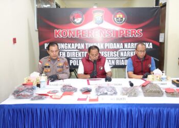 Ditresnarkoba Polda Kepri Ungkap 24 Kasus Narkotika, Amankan 36 Tersangka dan Barang Bukti Senilai RP. 1,748 Miliar
