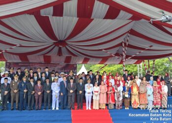 Semangat Kemerdekaan, Polresta Barelang Peringati HUT ke-81 RI Secara Serentak di Dua Lokasi