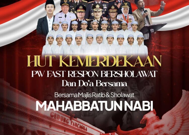 Sholawat Akbar PWFRN di Alun-Alun Besuki Dikawal Full Total, Kapolres-Wakapolres Situbondo Turun Langsung Bersama Jajaran