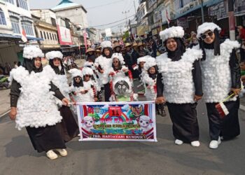 Ribuan Anak TK/SD Meriahkan Karnaval. HUT RI Ke-81 di Kecamatan Kundur Kabupaten Karimun tahun 2026