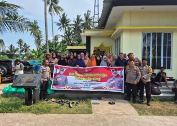 Semarak HUT Ke-81 Kemerdekaan RI, Polsek Nongsa Gelar Bakti Sosial untuk Masyarakat