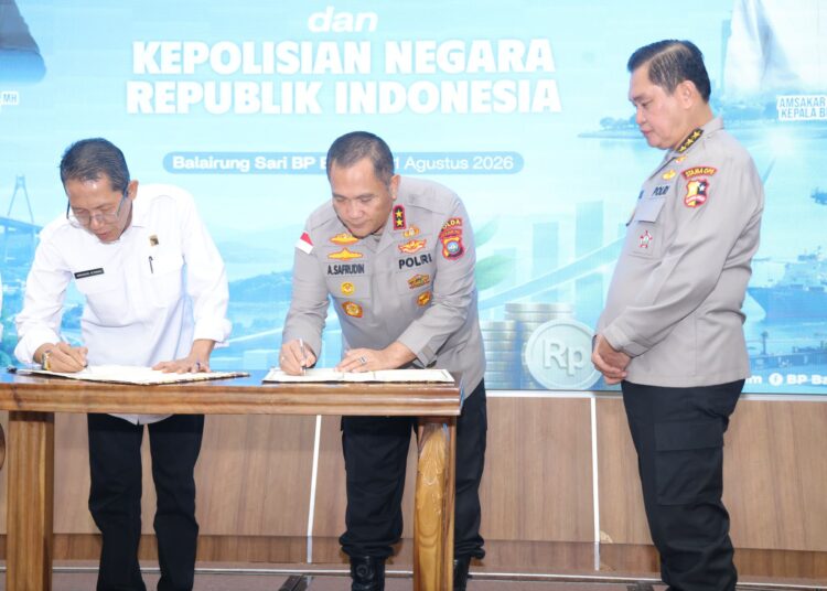 Perkuat Sinergi Keamanan dan Dukung Investasi, BP BATAM dan POLRI Tandatangani Nota Kespahaman