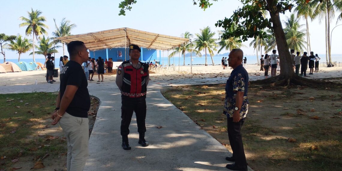 Polsek Nongsa Laksanakan Pengamanan Perkemahan Pendidikan SMP Kalista di Kawasan Nuvasa Bay