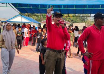 Sasana HUT ke-81 RI tahun 2026, Pemerintah Desa Tebias Kecamatan Belat Gelar Gerak Jalan Santai Berhadiah