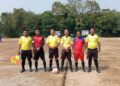 Camat Kundur Nurdin Ikhsan Lakukan Tedangan Bola Pertama, Pertanda Pasundan Kundur CUP Ke-2 tahun 2026 Dimulai